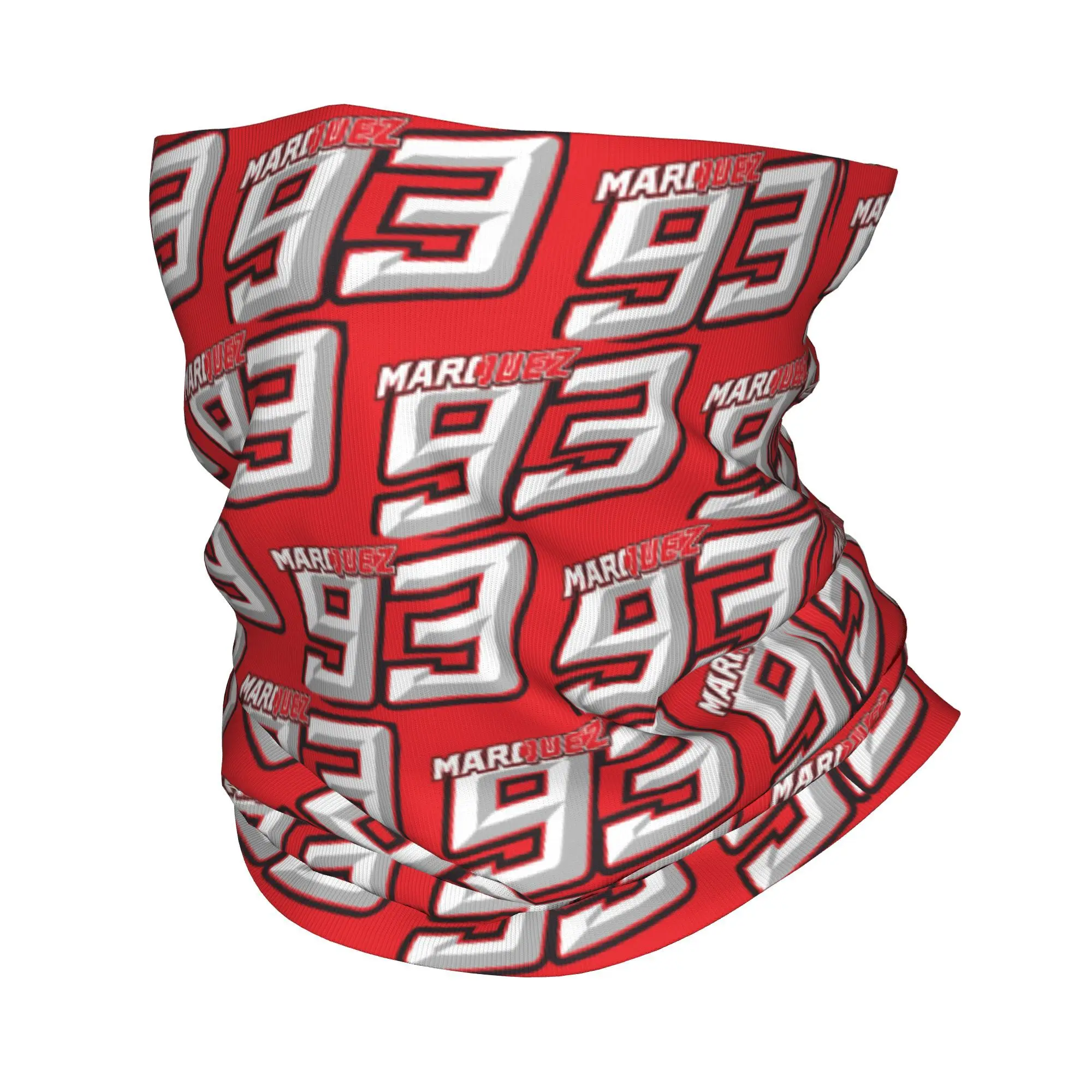 Motor-Marquezs Motors 93 Bandana Neck Warmer Men Women Winter Ski Tube Scarf Gaiter Face Cover