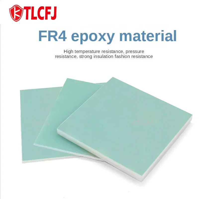 

KTLCFJ 0,5 1 1,5 2 3 4 мм Fr4 Стекловолоконная доска водостойкая зеленая изоляционная доска из эпоксидной смолы доска из стекловолокна Изоляция формы