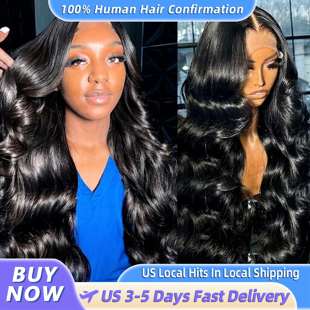 Perruques en cheveux humains ondulés de 30 à 40 pouces