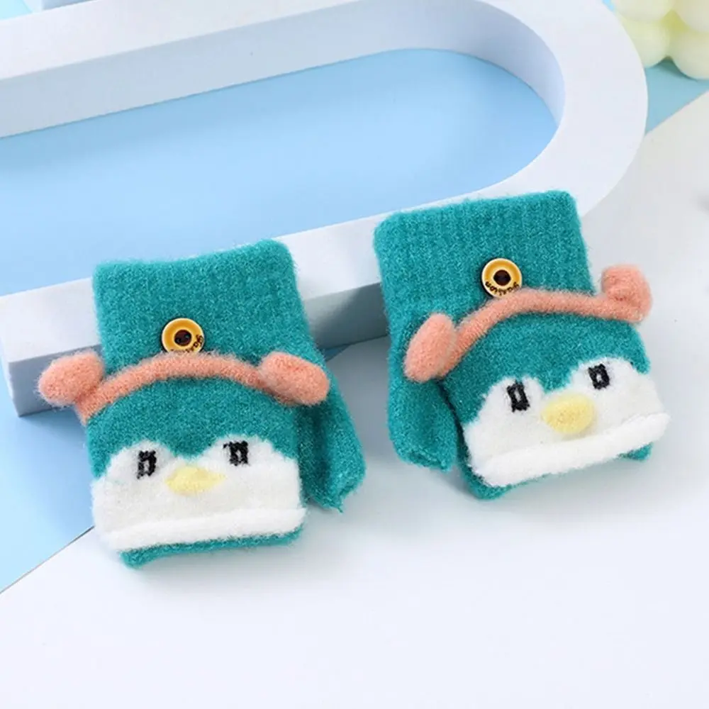 Knitted Fingerless Gloves for Kids