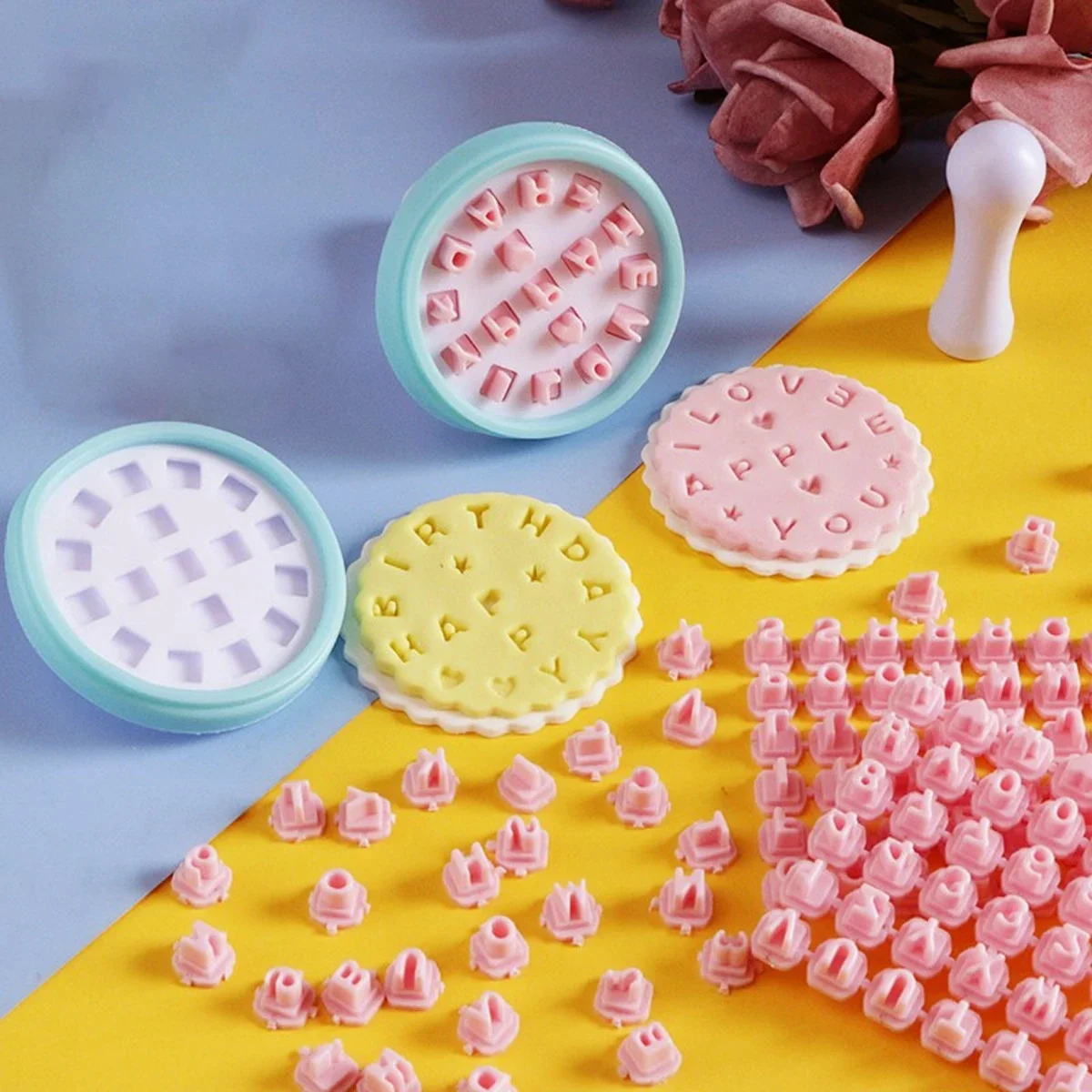 DIY Biscuit Cake Molds Letters Numbers Symbols