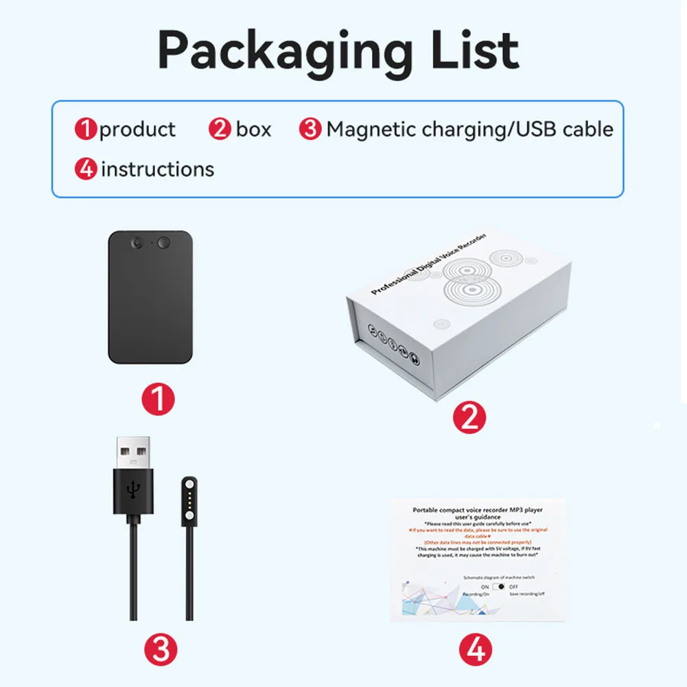 AI ChatGPT-4o Intelligent Voice Recorder Noise Reduction8-128GB 59 Languages Translation Summarize Device Audio Dictaphone voice recorder