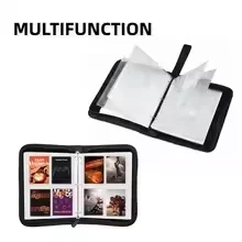 2026 Pokemone Card Album PU Zipper Photo Album Collection Book Anime Figure Hobby File Kids Toy Gifts