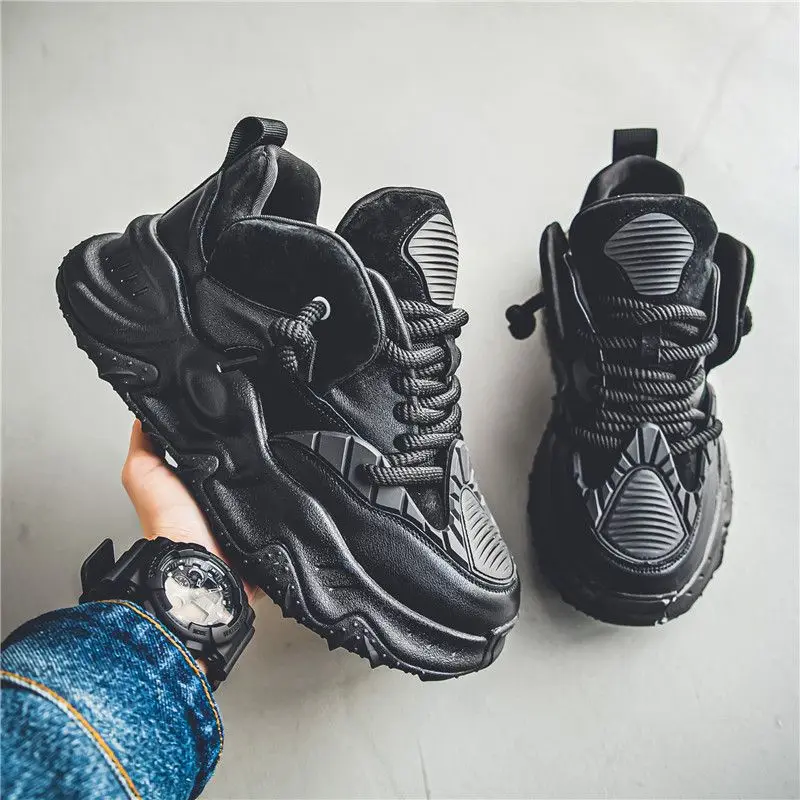 Men's 2025 Autumn New Thick-soled Heightening Casual Sports Comfortable Versatile Soft-soled Teen Dad Trendy sneakers Shoes 3