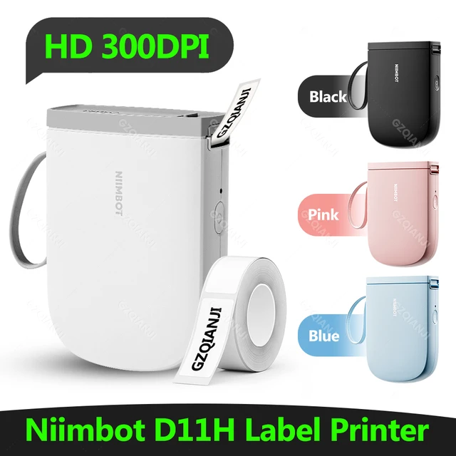 D11H 300DPI NIIMBOT ラベルプリンタミニポータブル Bluetooth