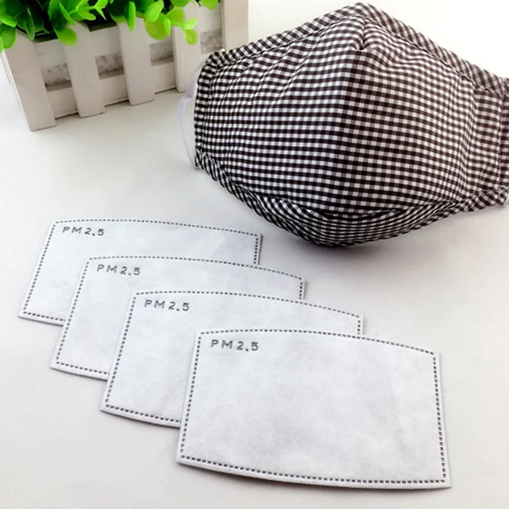 50Pcs PM25 Insert 5 Layers Mask Protective Anti Replacement Anti Haze PM 25 Mask Accessories 6