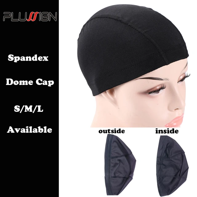 Mesh Wig Cap Spandex Dome Cap Weaving Net S/M/L Black Wig Cap Hair