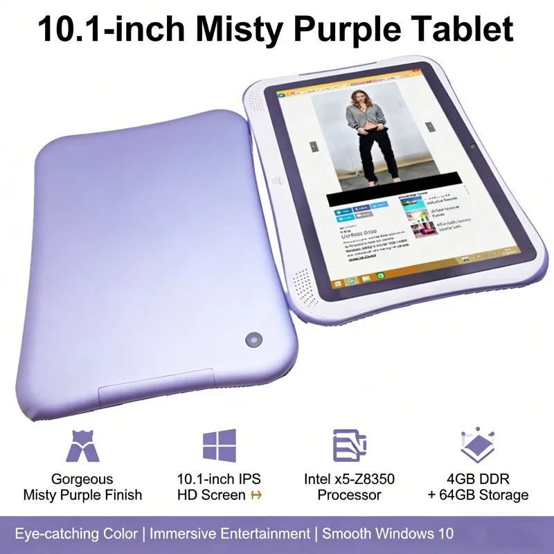 Tablette windows 10 avec clavier bluetooth et double caméra_voghion.com