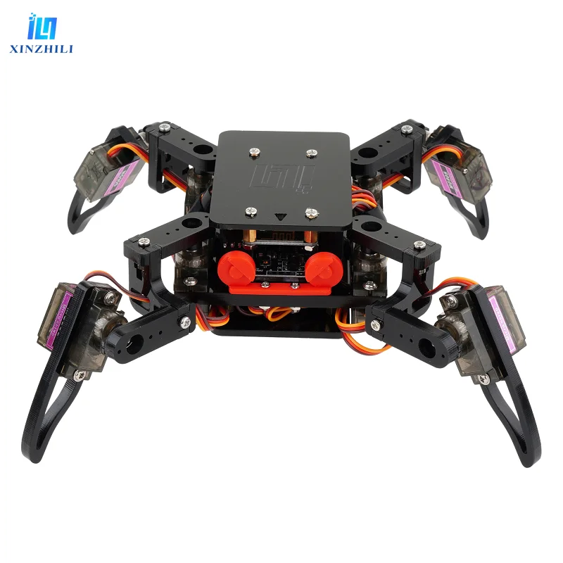 Bionic Quadruped Spider Scientific Robot Kit Toy for Arduino, Multi-function DIY Assembly Building Blocks Smart Toys - Image 4