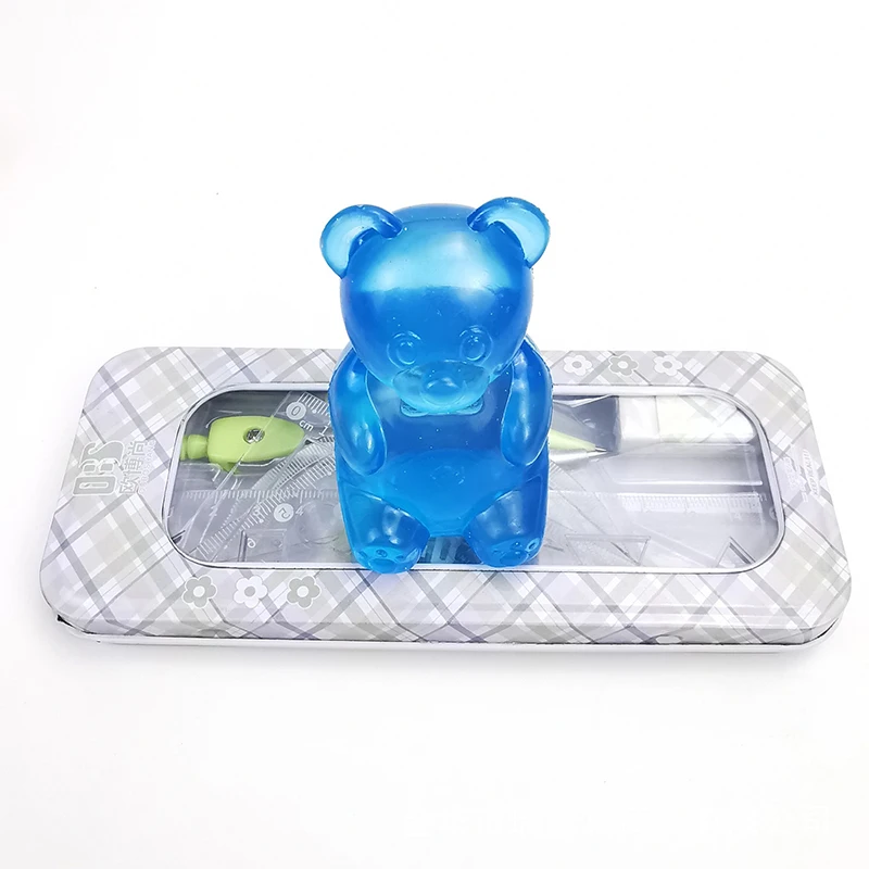 Söt björn stressleksak squishy sensorisk skrivbordsdekoration_voghion.com