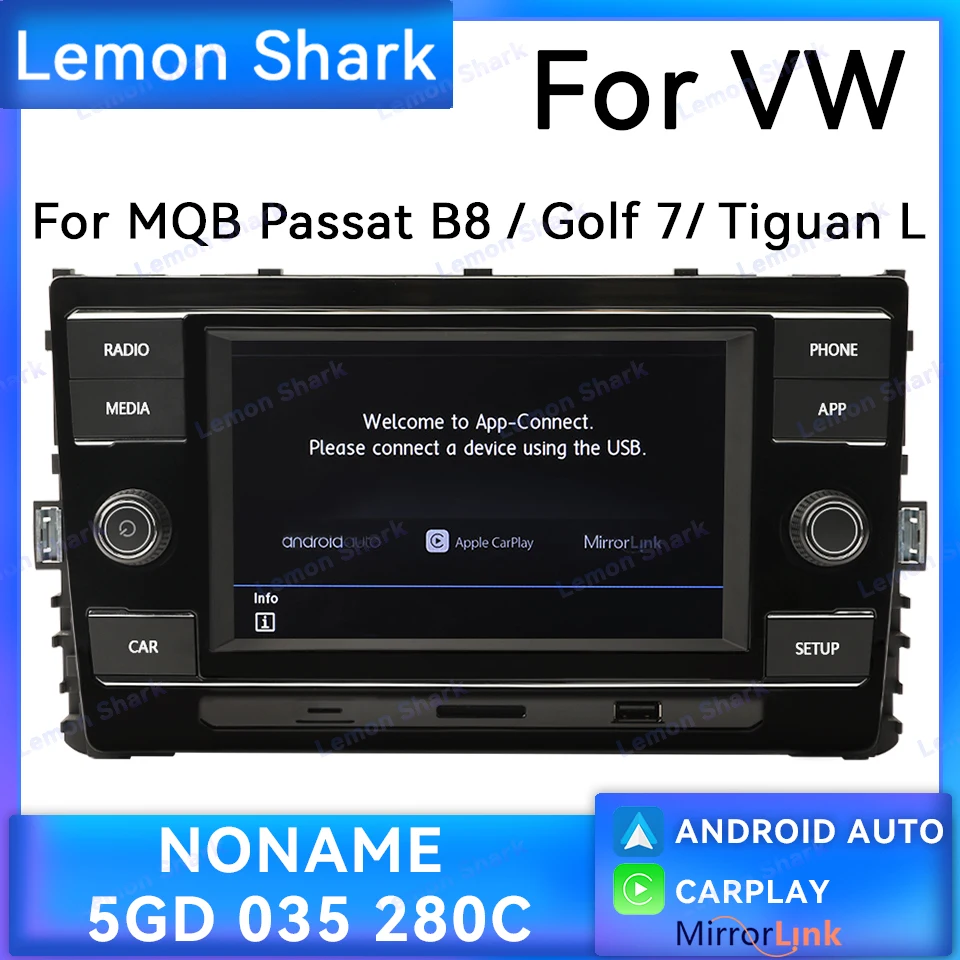 Radio De Coche Noname Carplay 5GD035280C Android Auto MIB SD Mirrorlink radio-de-coche-noname-carplay-5gd035280c-android-auto-mib-sd-mirrorlink