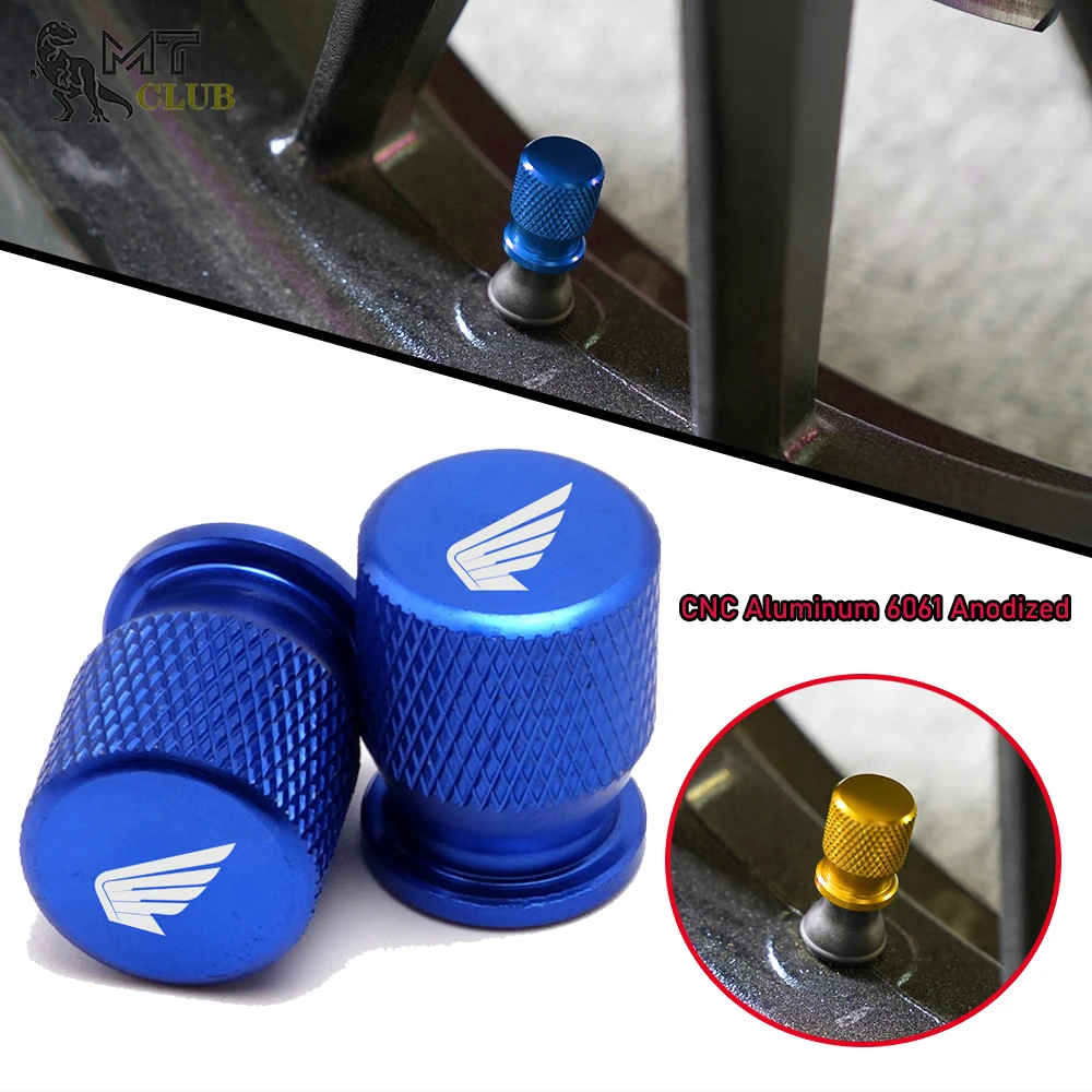 Bouchons De Valve Moto En Aluminium CNC - Pour Honda Hornet, PCX, Shadow, Monkey Et Autres Modèles
