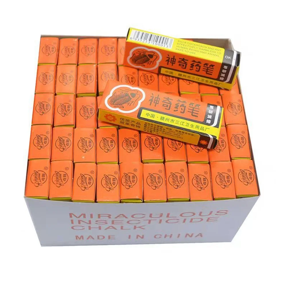 Cockroach Medicine Pen 3PCS Cockroach Pen Kill Lice Ant Bug Flea Chalk Kitchen Household Insect Repellent Lures Baits