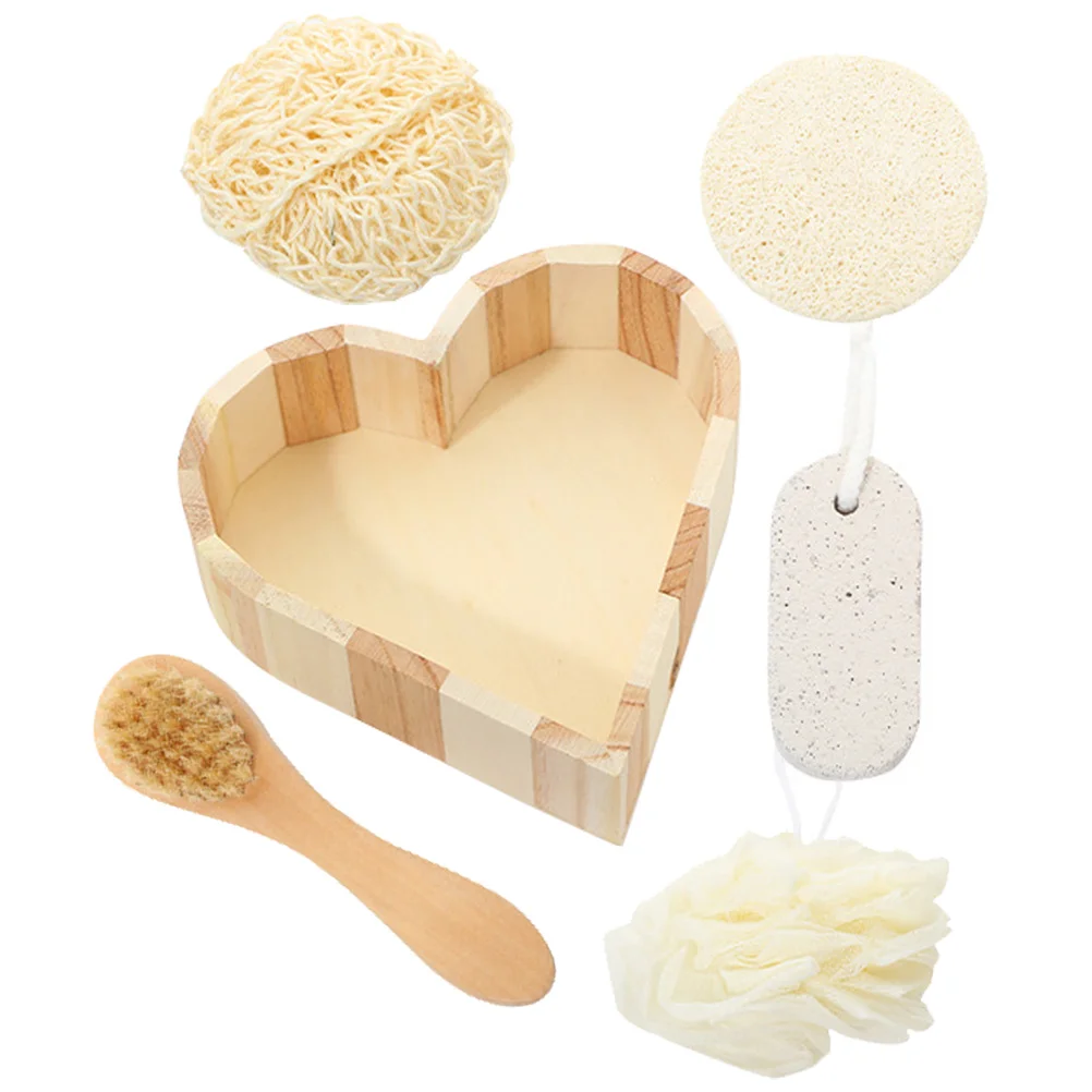 

Skincare Tool Bath Accessories Supplies Body Scrubber Kit Five Piece Set Foot Scrubbing Gauze Grinding Cleaning Products