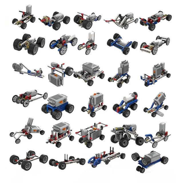 DIY Motorized Robot Building Block Kit 4