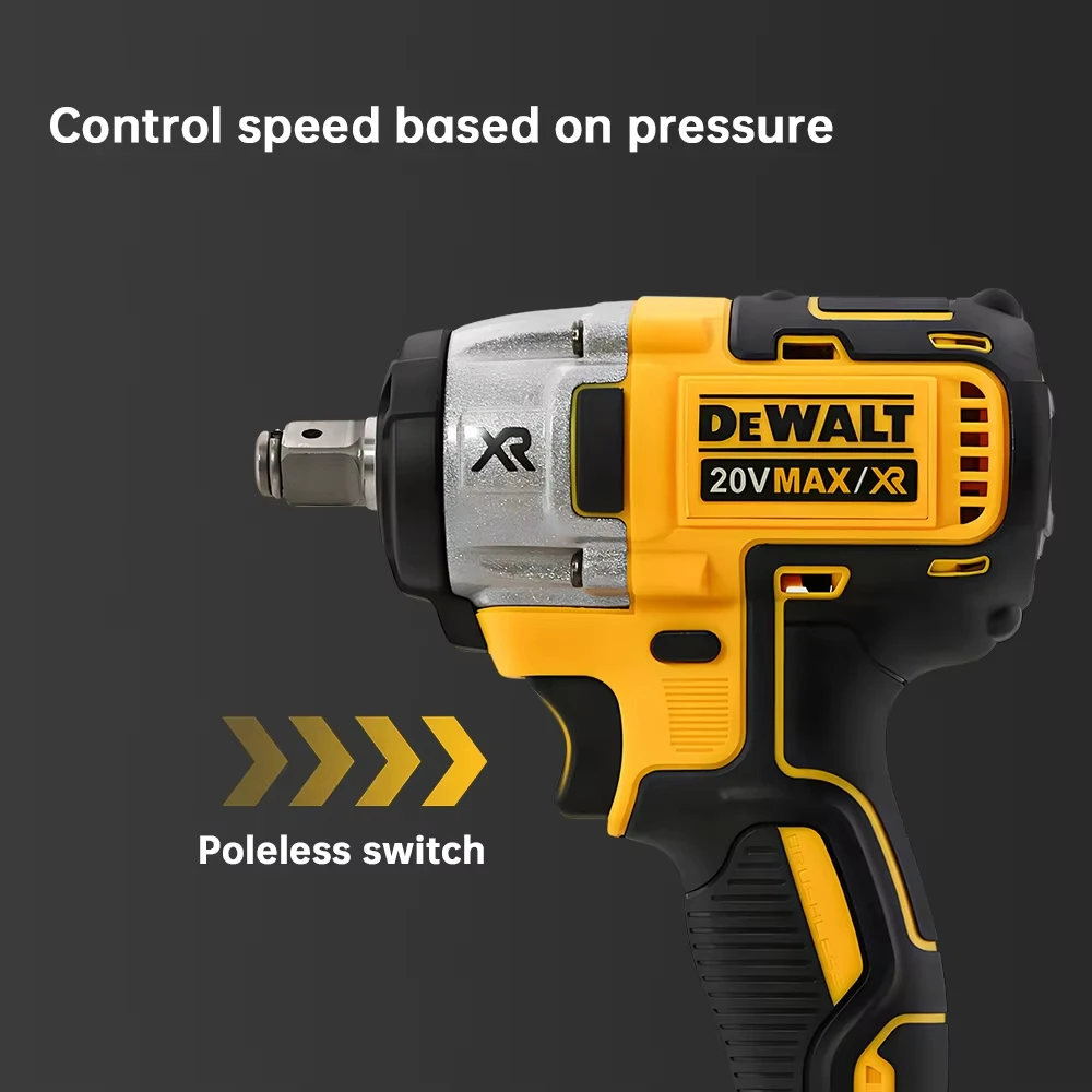 Dewalt DCF880 3300RPM Brushless Impact Wrench High Torque Cordless Electric Wrench Tire Repair Tool 20V Rechargeable Power Tools 2