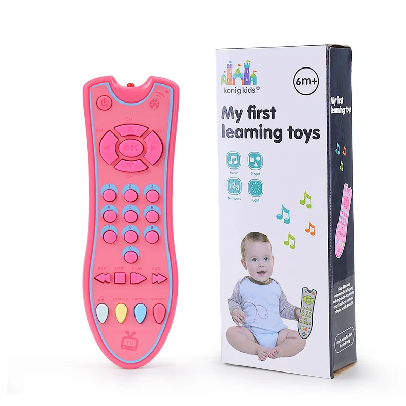 Mando TV Juguete Bebe,Juguetes Musicales para Niños,Toys Remote Control, Juguetes Educativos Tempranos para Niñas Y Niños Aprendizaje(Rosa) :  : Juguetes y juegos