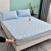 A-Class Antibacterial Quilted Mattress Cover,Mattress Protector,Fitted Sheet- Hypoallergenic, Soft,Cozy 2