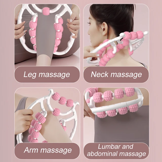 Calf Arm Leg Body Massage Roller Slimming Body Anti Cellulite Massager Women Magic Shapely Legs Relax Tool Home Health Care 5