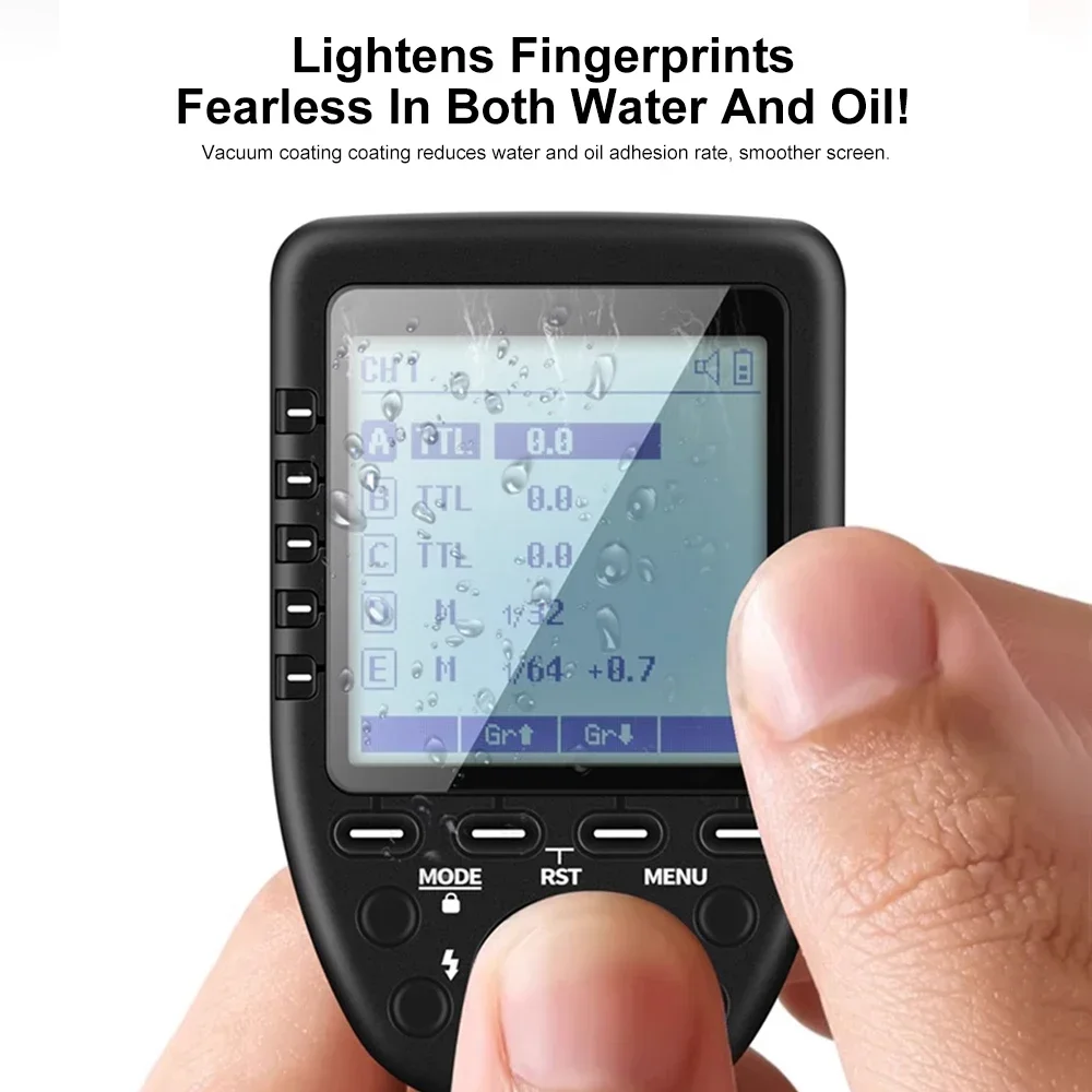 Tempered Film Glass Godox Tempered Film Glass for Godox X3 Xpro Trigger V1 V850III V860III TT685II V860II V850II TT600 V350 TT350 Camera Flash Light