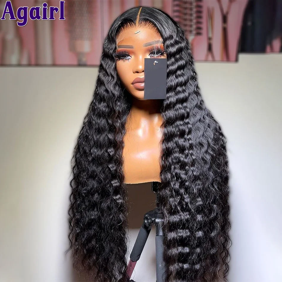 4x6 Glueless Wig 99J Burgundy Deep Curly Human Hair Wigs Ready to Wear 13X4  HD Lace Frontal Wig Wear to Go Wig with Elastic Band - AliExpress