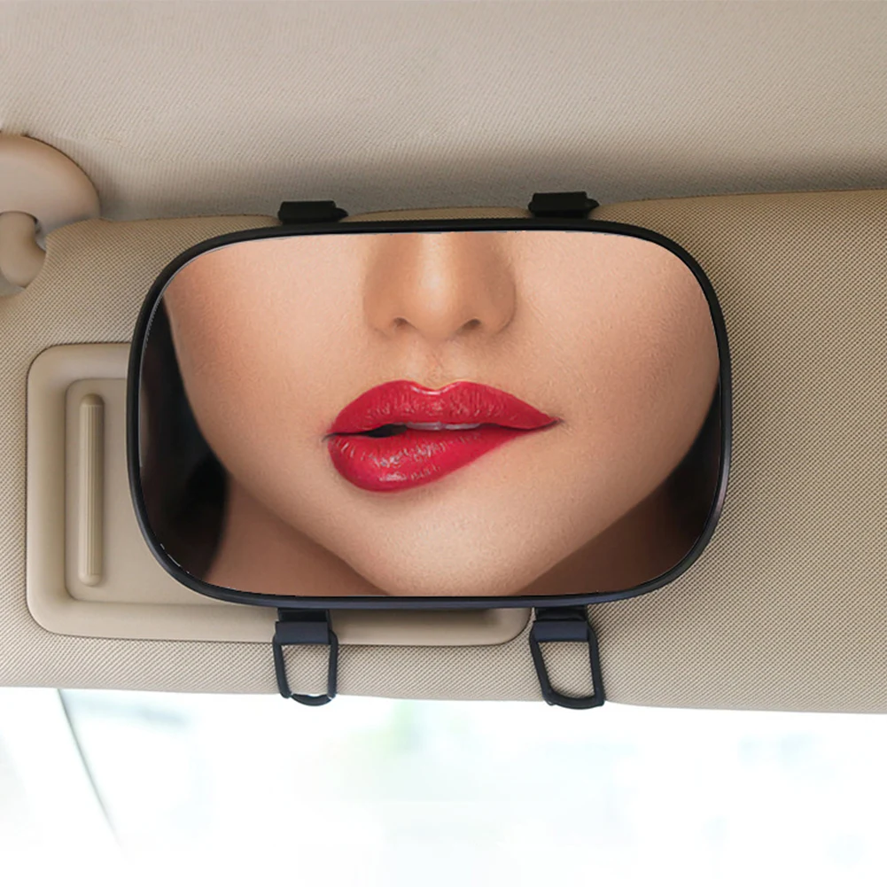 New Arrival Portable Car Sun Visor Makeup Mirror Car Interior Sunshading Hd Cosmetic Mirror