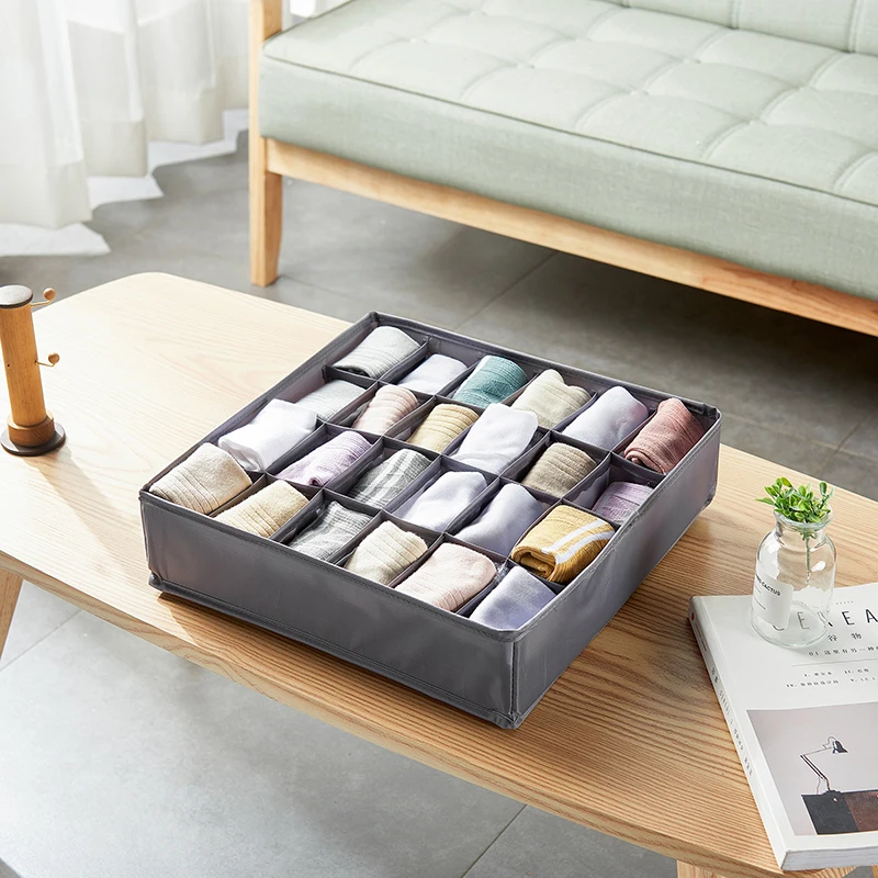 Socks Organizer Underwear Bra Storage Box For Clothes Ties Wardrobe