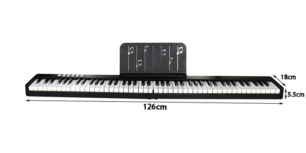 88-key folding digital piano, multi-function controller, flexible, electric, musical instrument