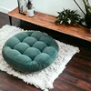 Tatami Floor Seat Cushion Pillow for Office Bedroom and Dining Chair Round Velvet Corduroy Thick Chair Cushion for Home Décor 방석 1