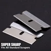 REXBETI 800PCS Single Edge Razor Blades, Industrial Scraper Razor Blades, One Edge Razor Blade, Replacement Box Cutter Blades 3