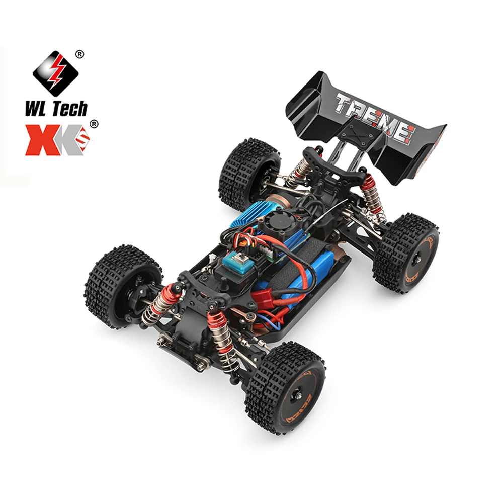 WLtoys 184016 RC Car 75KM/H 2.4G Brushless Electric High Speed Vehicle 184011 4WD Off-Road Remote Control Racing Brush Car 1/18 6