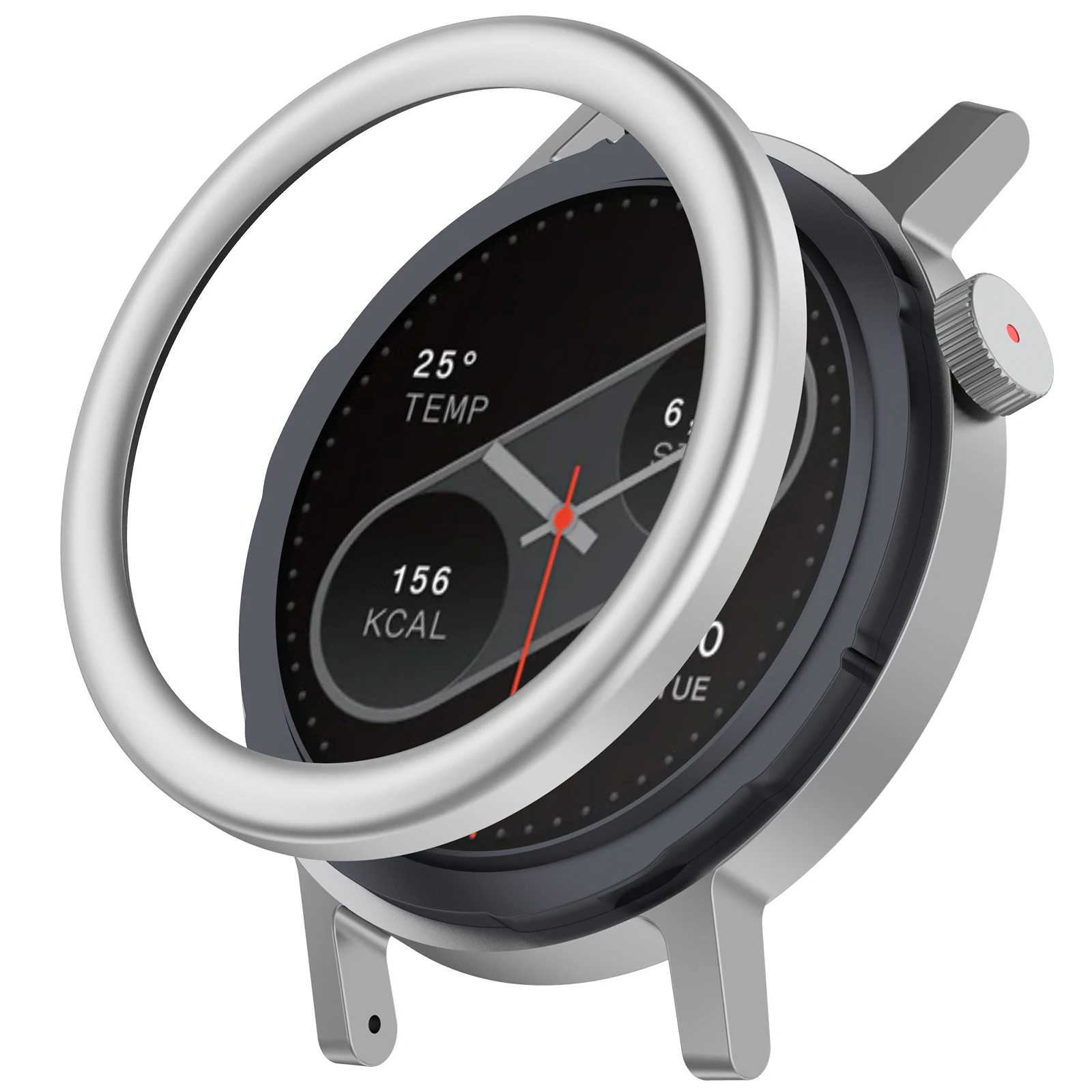 Sleek Metal Bezel with Rounded Corners