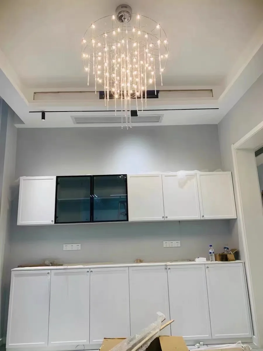 Living room pendant lamp restaurant lamp designer creative villa hall starry sky clothing store firefly pendant