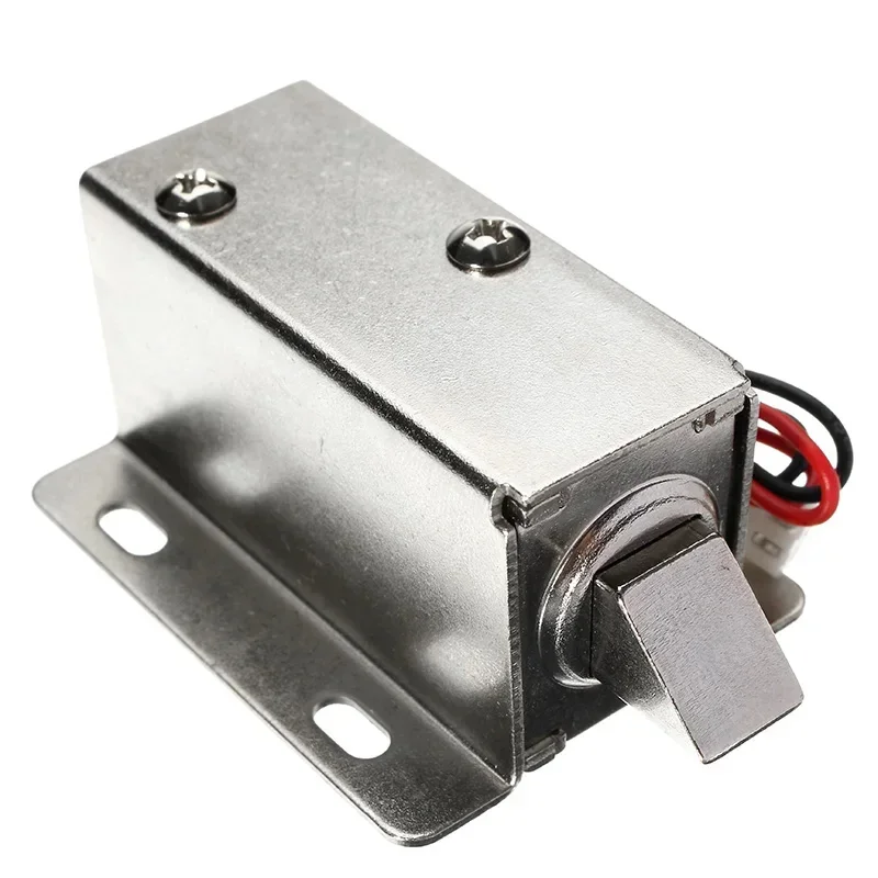 12V DC 1.1A Electric Solenoid Lock Assembly Mini Electronic Lock For Cabinet Drawer&Door Low-Power Automatic Locking System