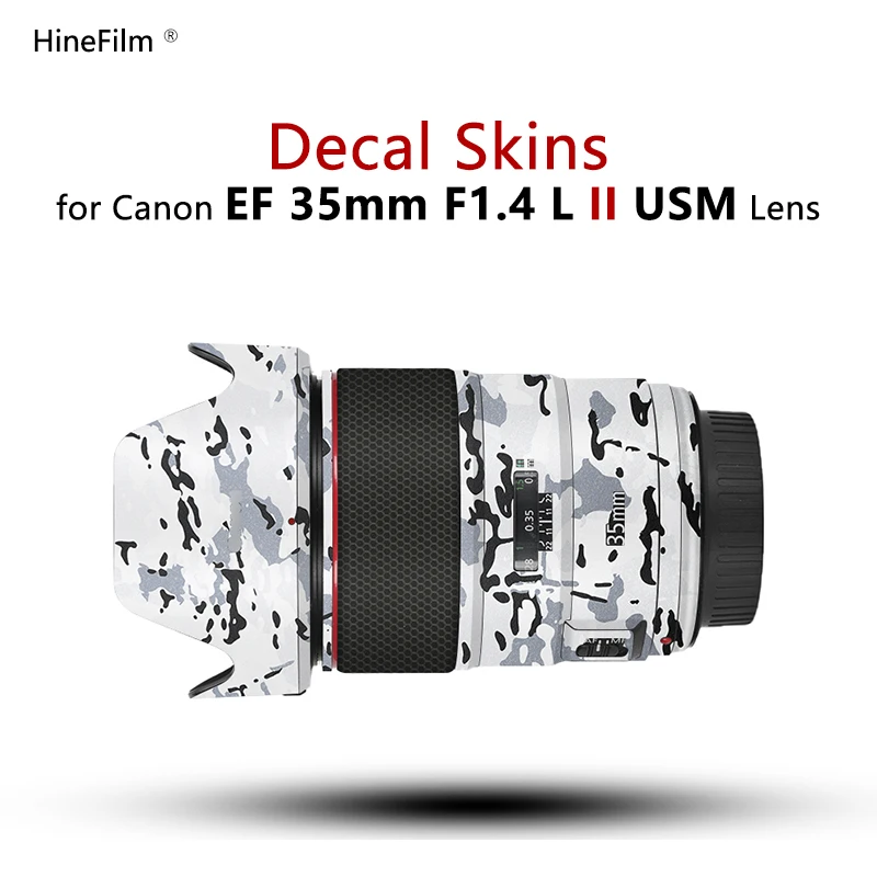 

for Canon EF35 F1.4 II Lens Sticker Lens Wrap Cover Skin For Canon EF 35mm f1.4L II USM Lens Decal Anti-Scratch Protector Coat