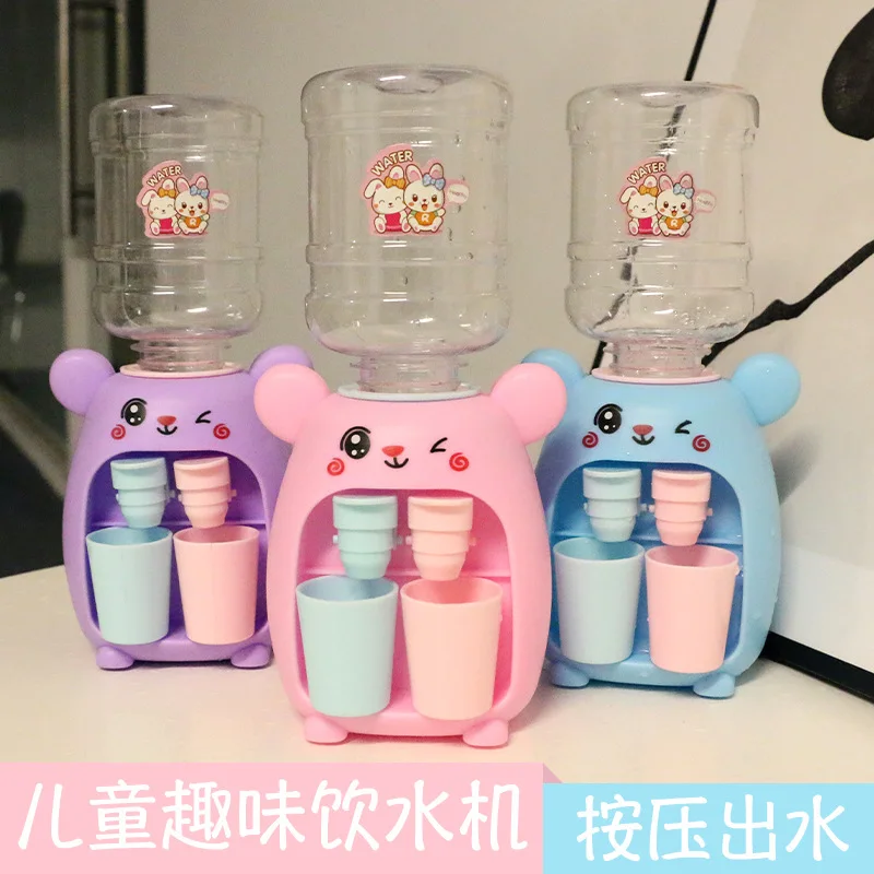 

Children's Mini Parent-child Interactive Water Dispenser With Dual Water Outlet And Fruit Juice Dispenser For Fun And Fun