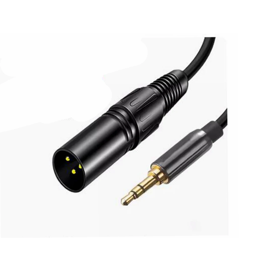 Premium XLR Female to 3.5mm Audio Cable - Balanced Analog Audio Cord for Enhanced Sound Quality