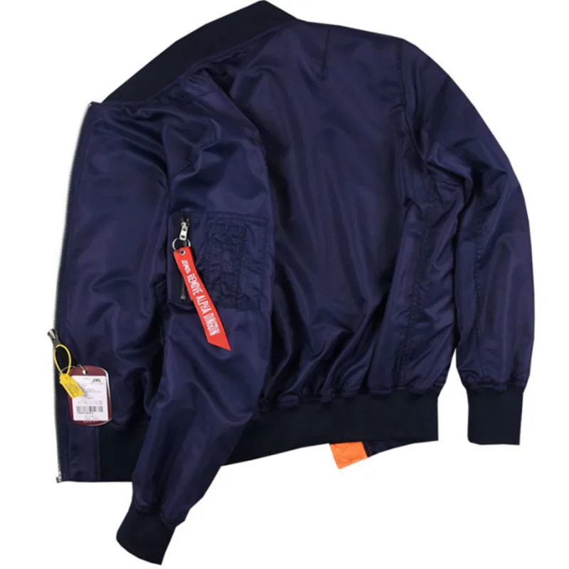 Alpha Martin Spring Autumn Flight Pilot Bomber Jacket Men MA-1 Classic Jacket Male Casual Baseball Coat Tactical Outerwear 6