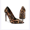New Leopard Print Pointed High Heels Pumps12CM High Heels Large Size Style Sexy Luxury Fashion Party OL Shoesc Sizes 35-46 1