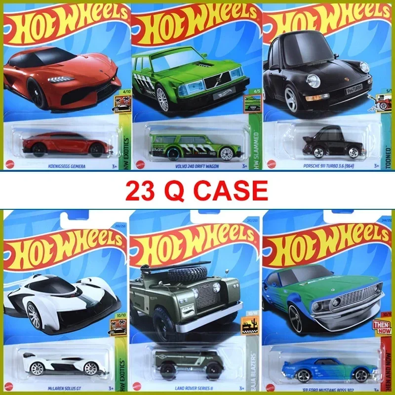 Originale Hot Wheels Car Diecast 23 Q Case 1/64 Iniziale D Continental Porsche Turbo Car Corvette Juguetes Ragazzi Giocattoli Per Bambini