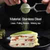 Reusable Steel Mesh Tea Infuser Sphere - Anti-Scald Handle Herb Coffee Filter Strainer Practical Kitchen Gadget Tea Diffuser T1F 6