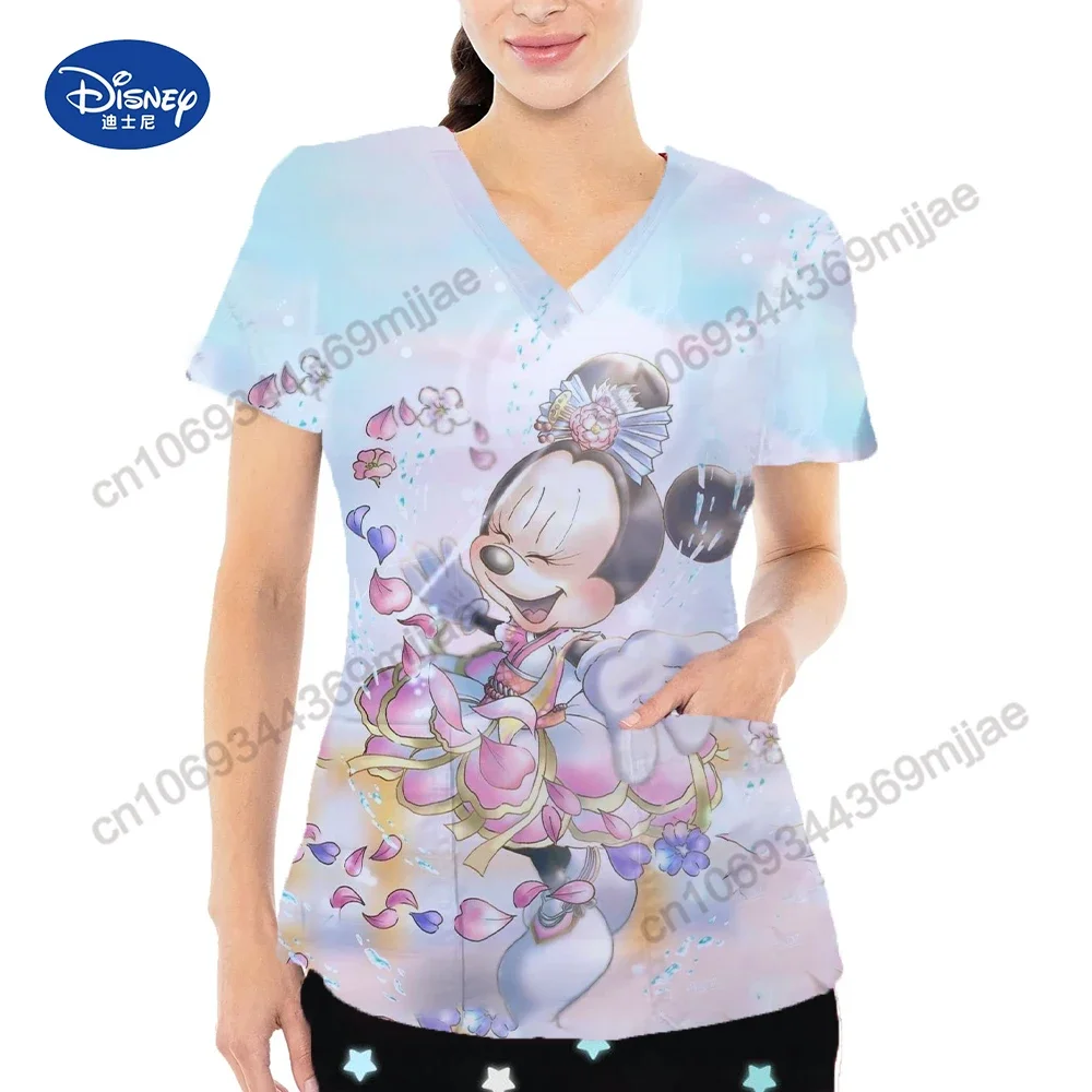 

Женская футболка с V-образным вырезом, в стиле 90-х