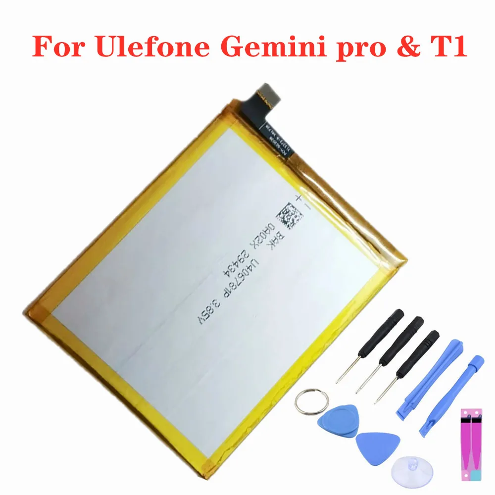 

New 100% Original Phone Battery For Ulefone Gemini pro / Gemini T1 3680mAh Hight Quality Replacement Batteries Bateria Battery