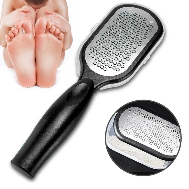 1Pcs Stainless Steel Foot File Callus Remover with Dead Skin storage Hard  Skin Remover Heels Scrubber - AliExpress