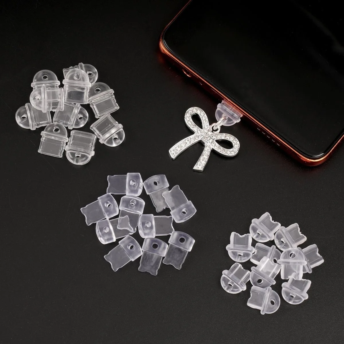 Universal DIY Transparent Anti-Dust Protector Caps