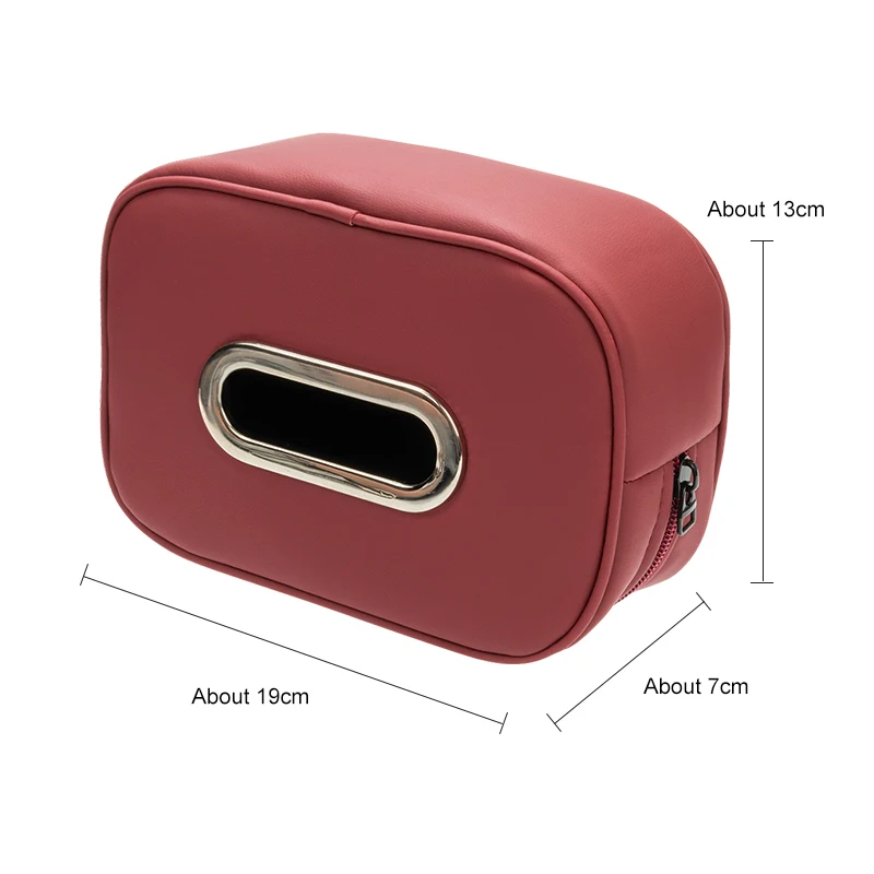 폭스바겐 VW 골프 4 5 6 7 8 MK4 MK5 MK6 MK7 차량용 티슈 박스 센터 콘솔 암레스트 냅킨 박스 고정 스트랩 포함