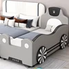 Cute Unique Modern Childrens Bed House Luxury Pretty Comferter Loft Kids Bed Baby Villa Camas De Dormitorio Bedroom Furniture 4