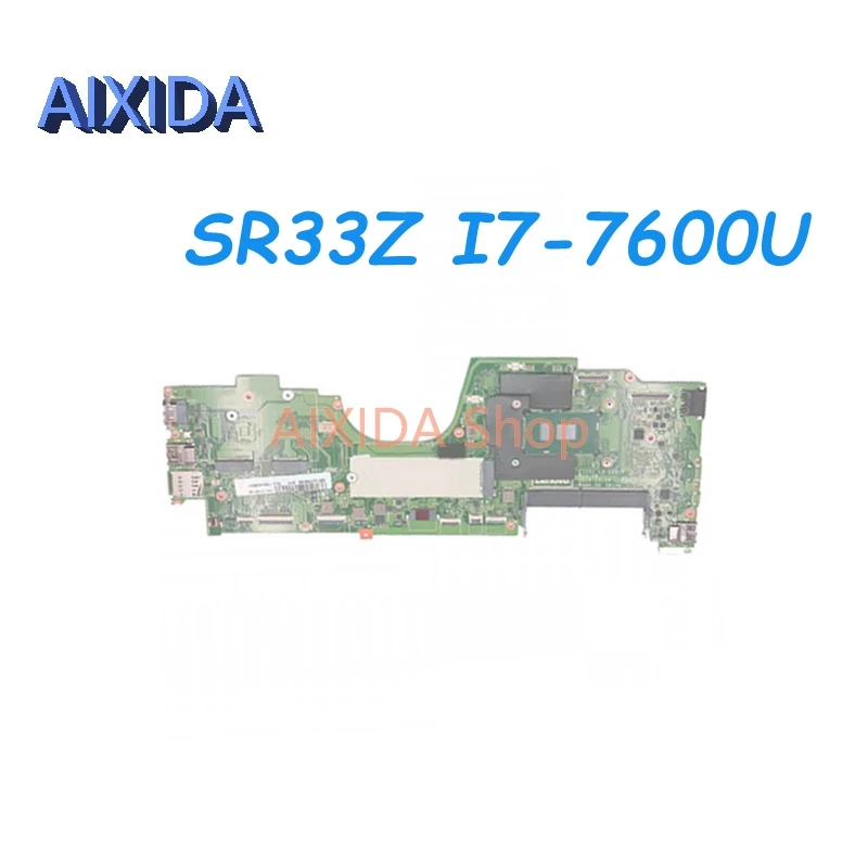 

AIXIDA 01HY149 CIZS1 LA-E291P MAIN BOARD For Lenovo Yoga 370 laptop motherboard SR33Z I7-7600U CPU DDR4 Full tested