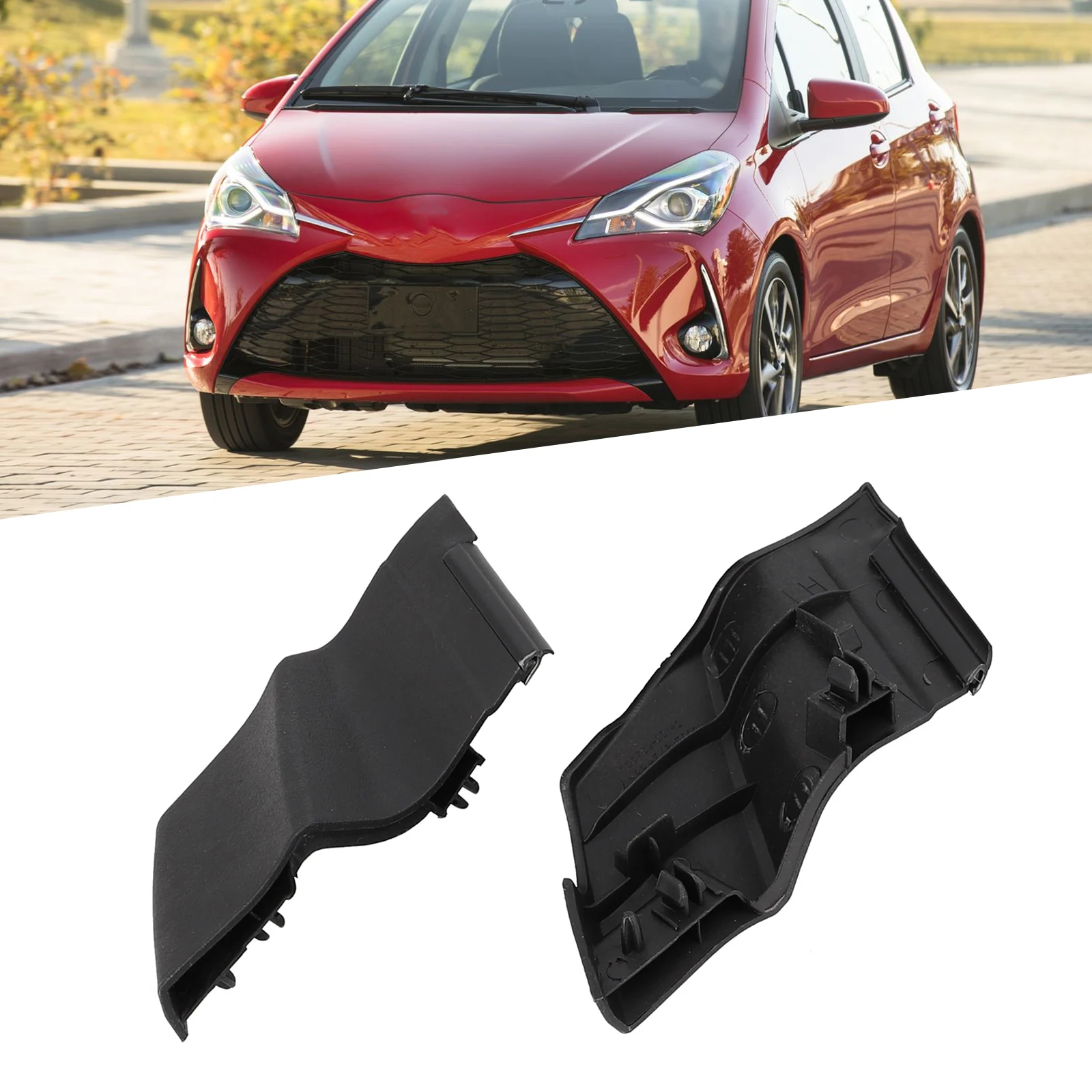 

Высококачественная боковая крышка стеклоочистителя для Toyota Yaris 4-Door 2006-2010, прямая замена, автомобильные аксессуары, 2 шт.