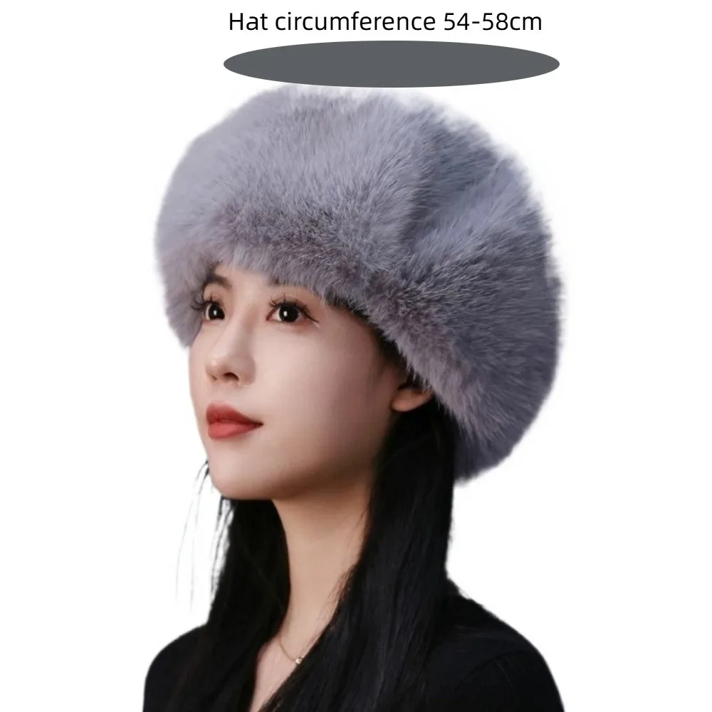 Faux Fur Winter Hat Windproof Earmuffs Cap